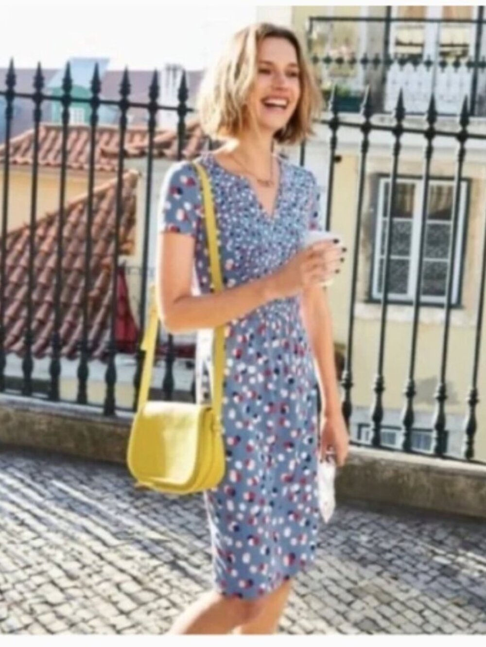 Boden Emory Jersey Dress | Periwinkle Blue | Women's 4R